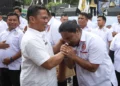 Doc/Foto: Junaedi Antonius Sitanggang Beri Selamat Kepada Ketua Koni Terpilih Periode 2025-2029.