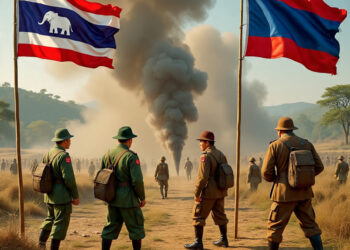 Foto: Ilustrasi Gambar Perang Thailand Vs Kamboja