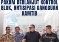 Kepala Pengamanan Lapas (Ka. KPLP) Lubuk Pakam, Nico Brata MP. Nainggolan, memimpin langsung jajaran dalam kegiatan kontrol blok hunian usai pelaksanaan aksi Jumat Bersih.(Doc/Foto : Humas Lapas Lubuk Pakam)