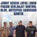 Kepala Pengamanan Lapas (Ka. KPLP) Lubuk Pakam, Nico Brata MP. Nainggolan, memimpin langsung jajaran dalam kegiatan kontrol blok hunian usai pelaksanaan aksi Jumat Bersih.(Doc/Foto : Humas Lapas Lubuk Pakam)
