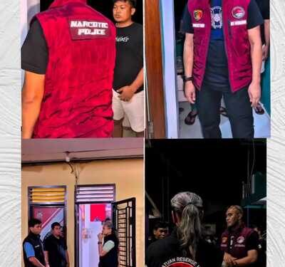 Ditresnarkoba Polda Sumut dan Polres Pematangsiantar menggelar razia gabungan di sejumlah rumah kos, Kamis malam (23/4). Dipimpin langsung oleh Kombes Pol Dr. Andy Arisandi dan AKBP Sah Udur Togi Marito, petugas melakukan tes urine di tempat kepada seluruh penghuni.(Doc/Foto : Ist)