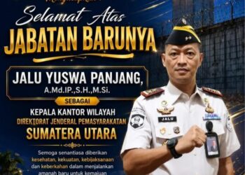 KET FOTO : KAKANWIL SUMUT JALU YUSWA PANJANG, A.Md.IP.,M.Si.